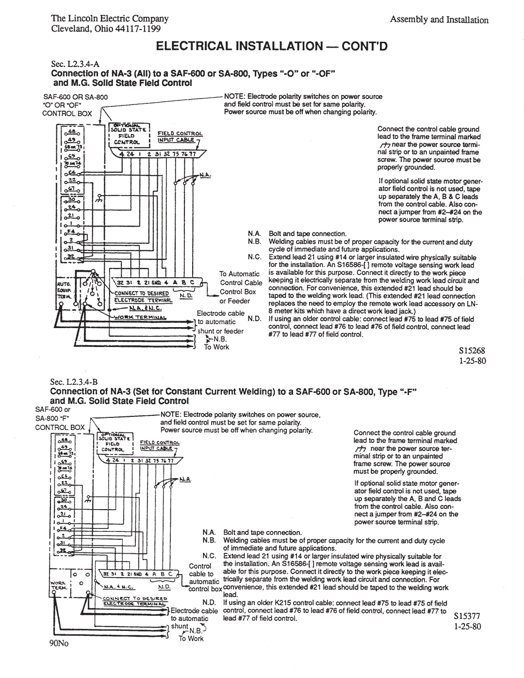 Lincoln Electric IM278-D manual 