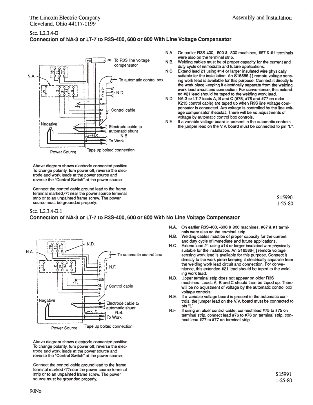 Lincoln Electric IM278-D manual 