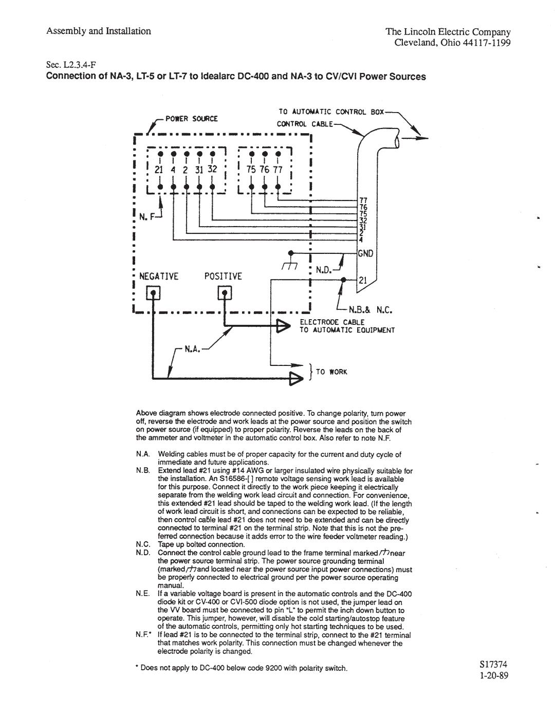 Lincoln Electric IM278-D manual 