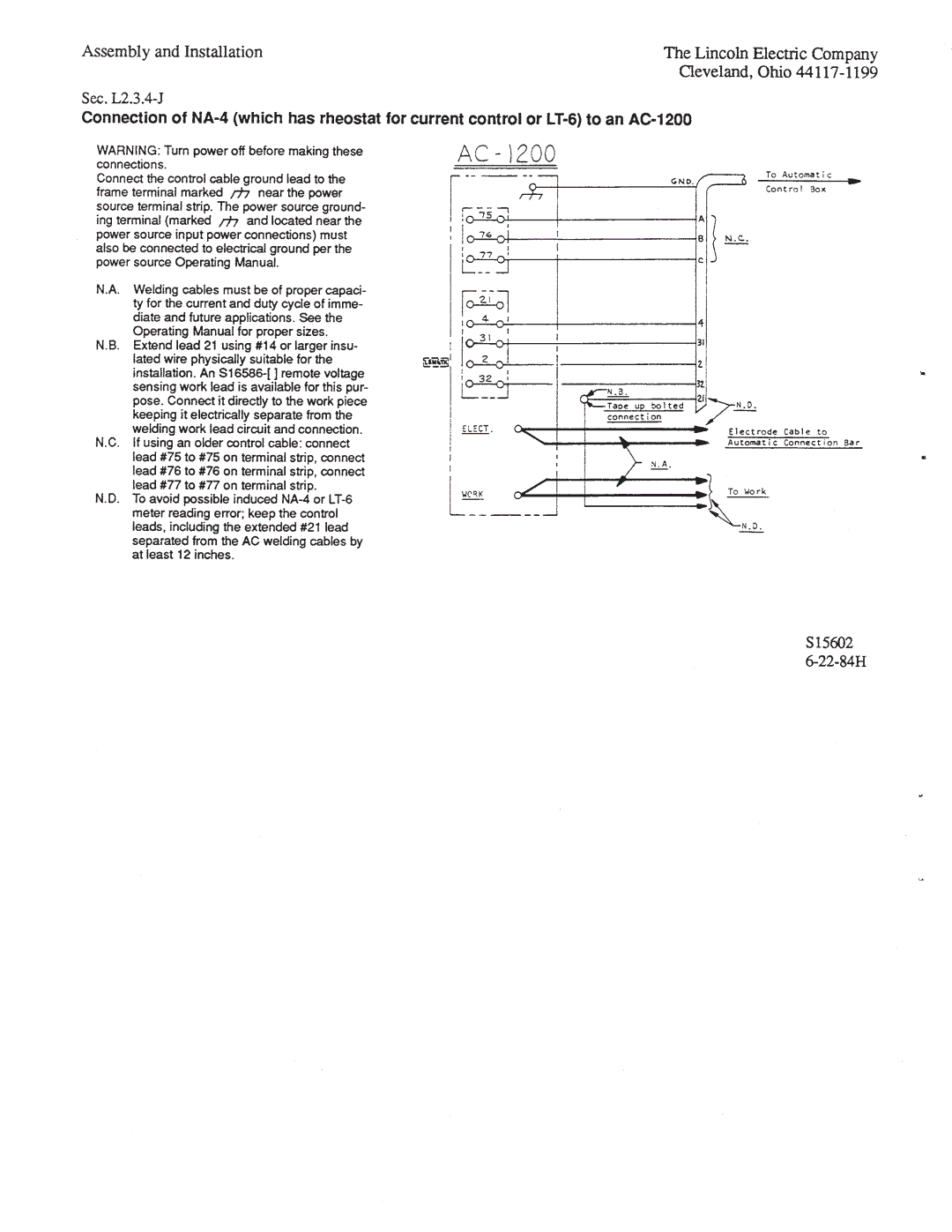 Lincoln Electric IM278-D manual 