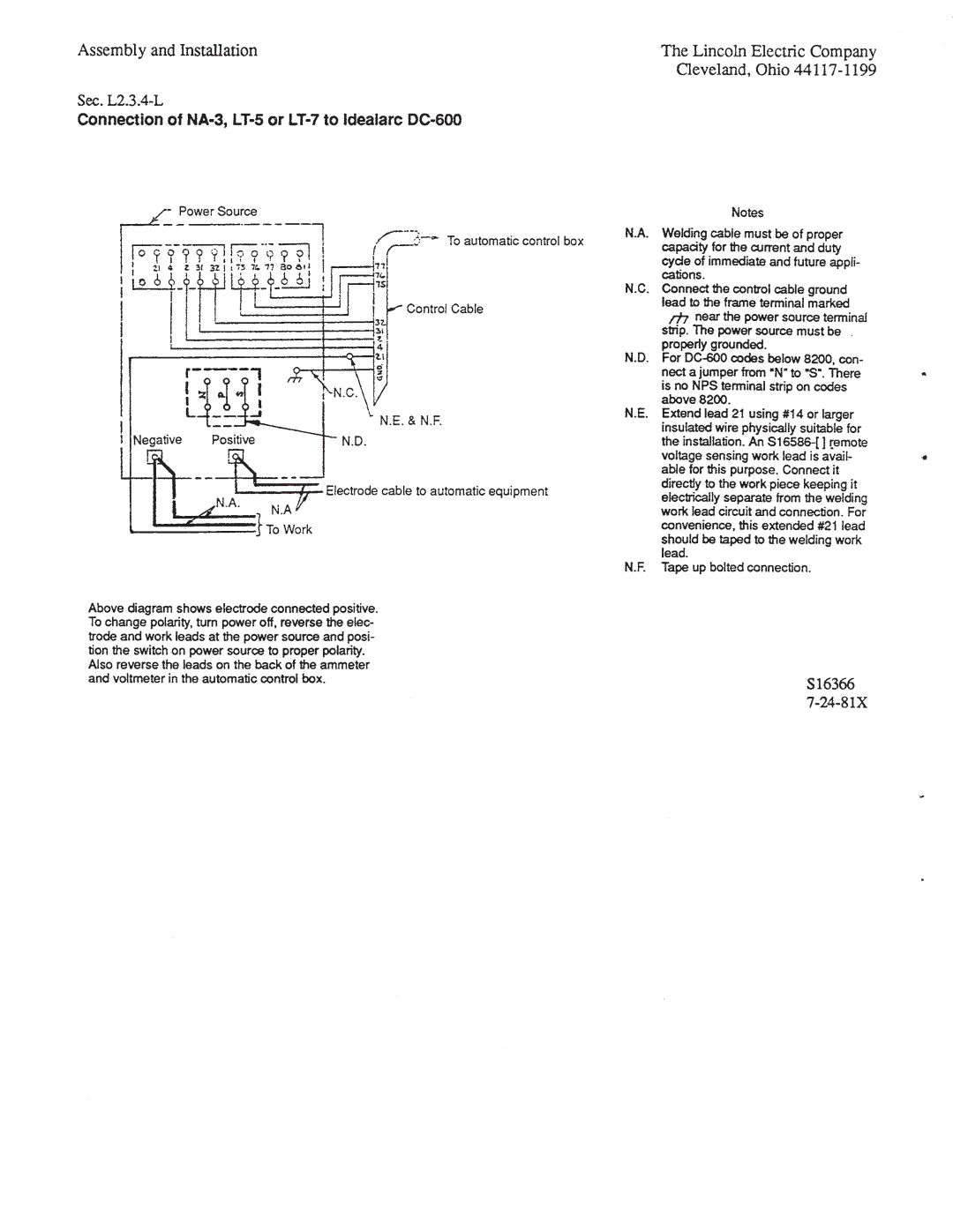 Lincoln Electric IM278-D manual 