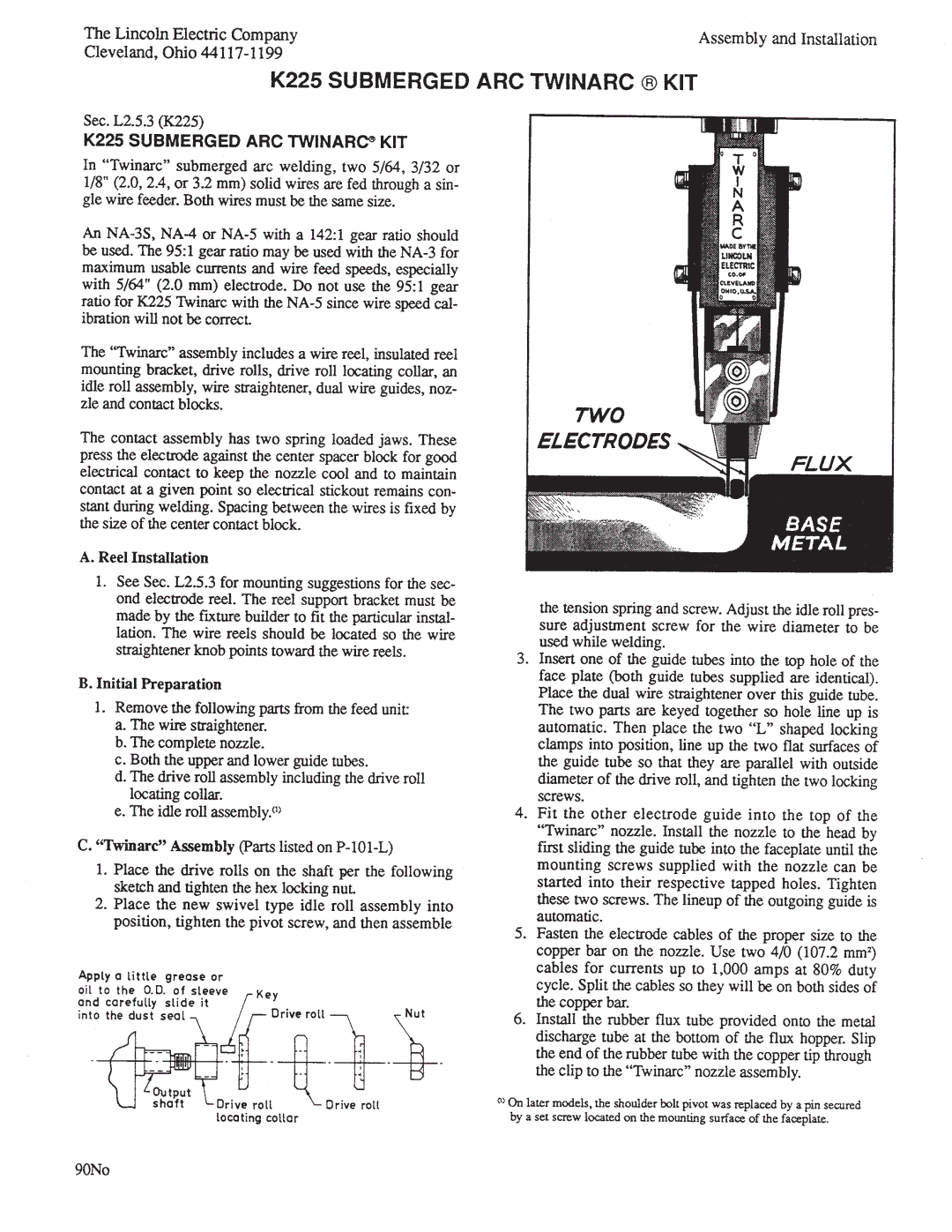 Lincoln Electric IM278-D manual 