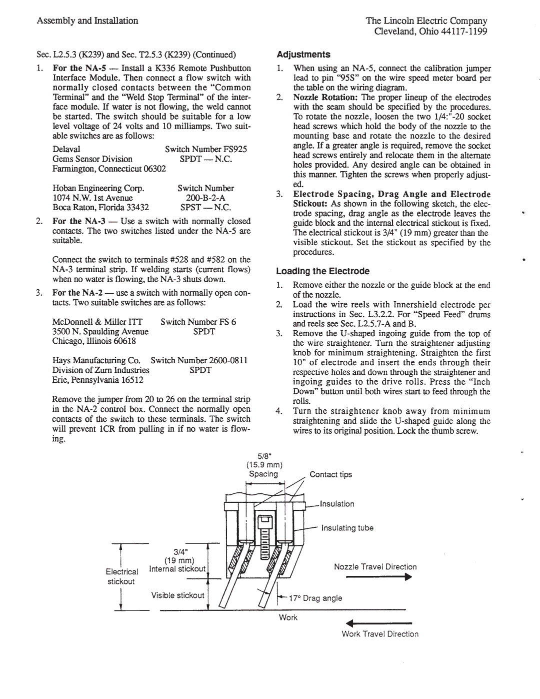 Lincoln Electric IM278-D manual 