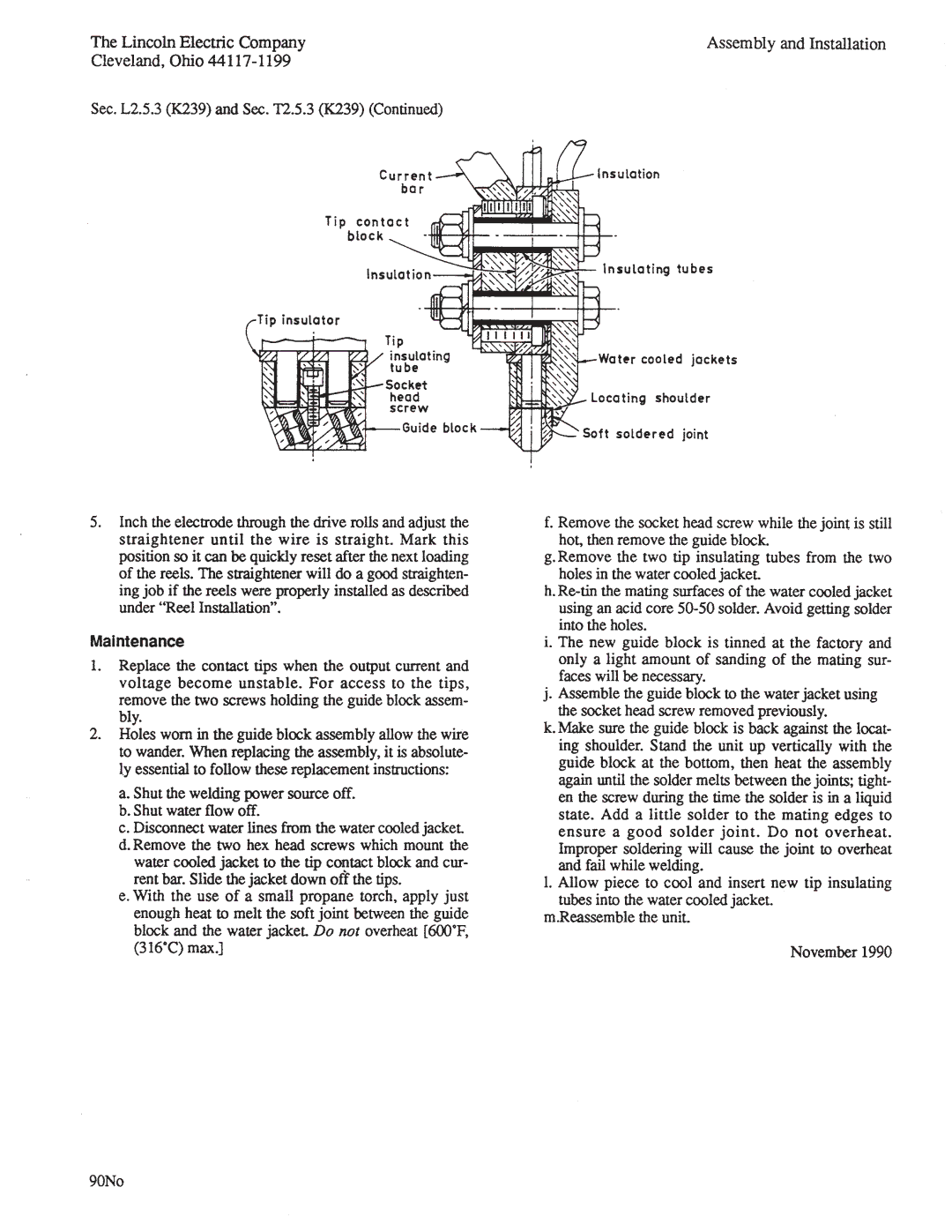 Lincoln Electric IM278-D manual 