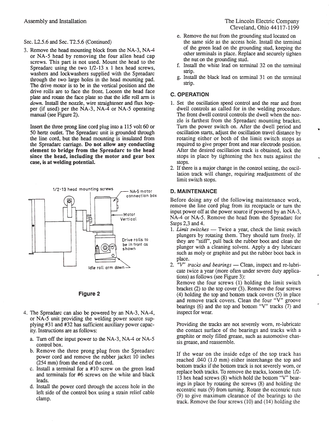 Lincoln Electric IM278-D manual 