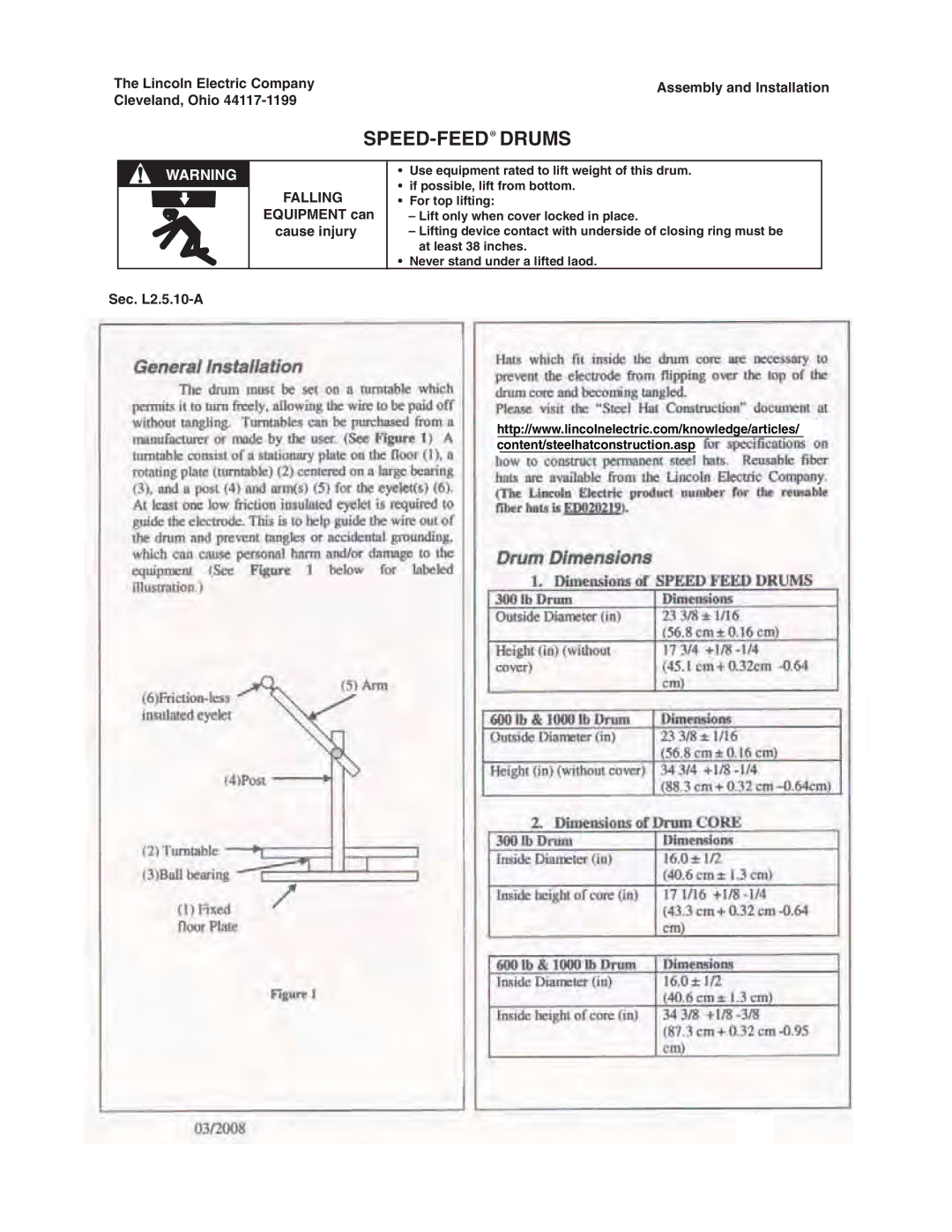 Lincoln Electric IM278-D manual 30%%$&%%$ $25-3 