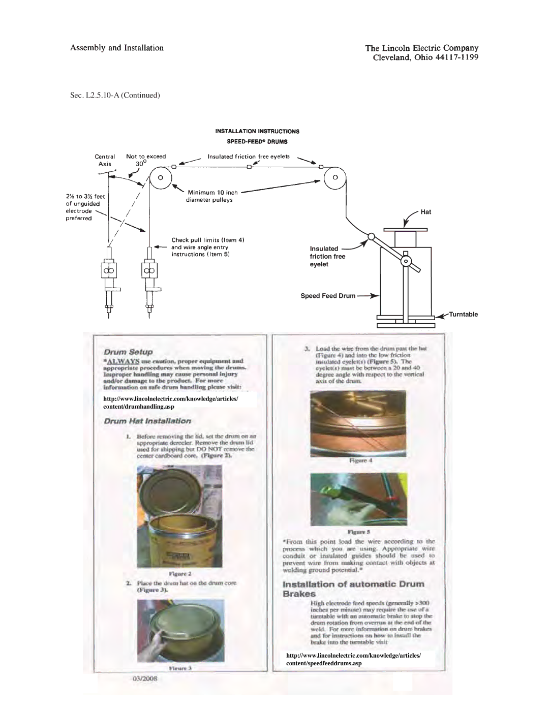 Lincoln Electric IM278-D manual Sec. L2.5.10-A 