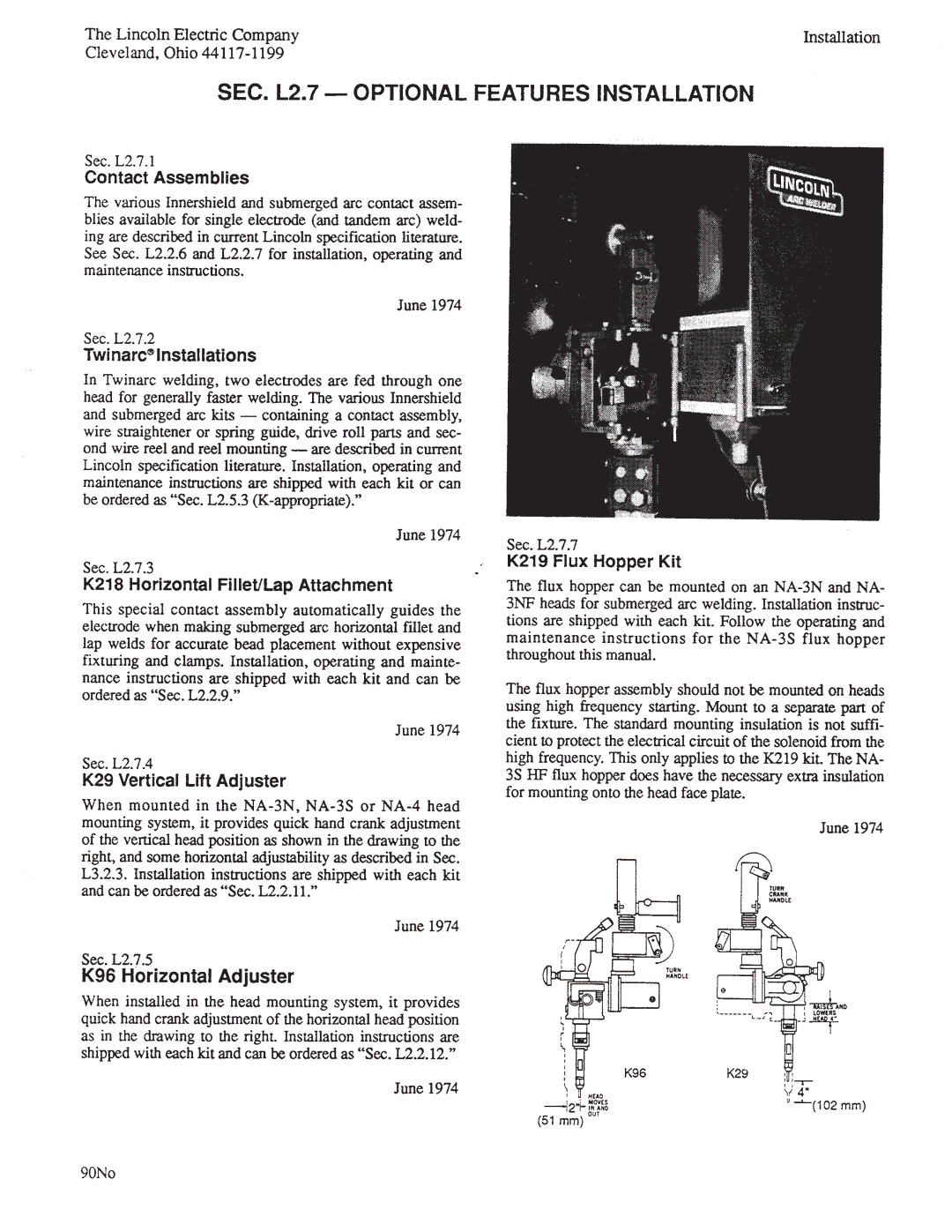 Lincoln Electric IM278-D manual 