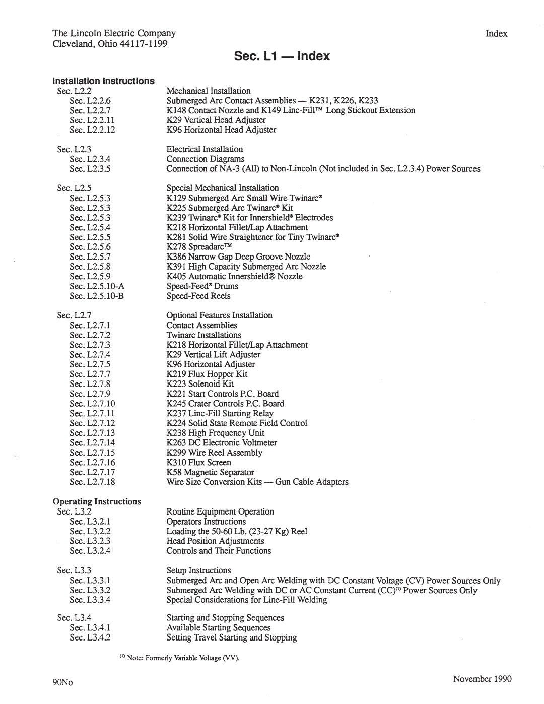 Lincoln Electric IM278-D manual 