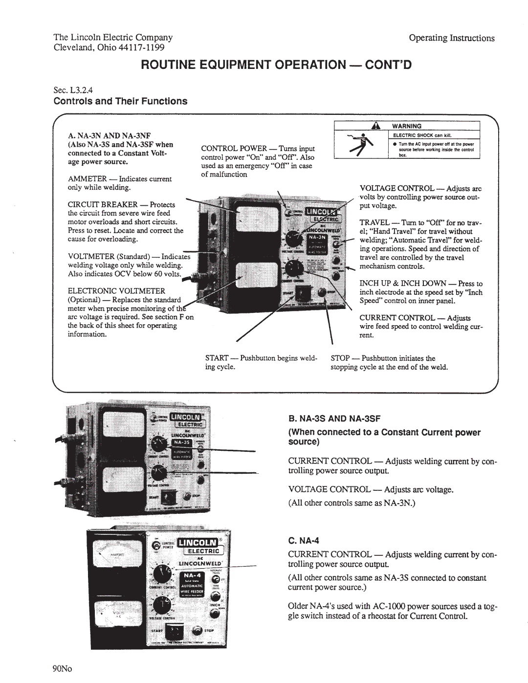 Lincoln Electric IM278-D manual 