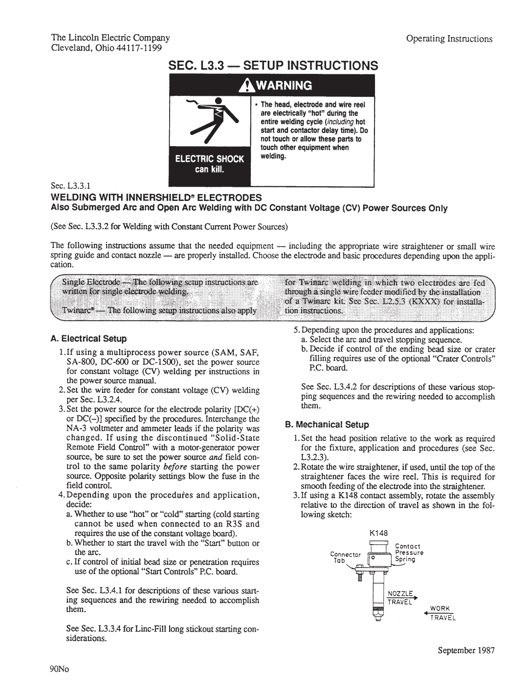 Lincoln Electric IM278-D manual 