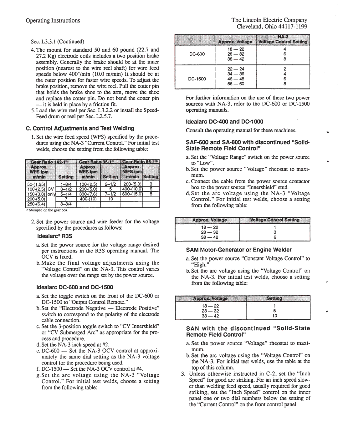 Lincoln Electric IM278-D manual 