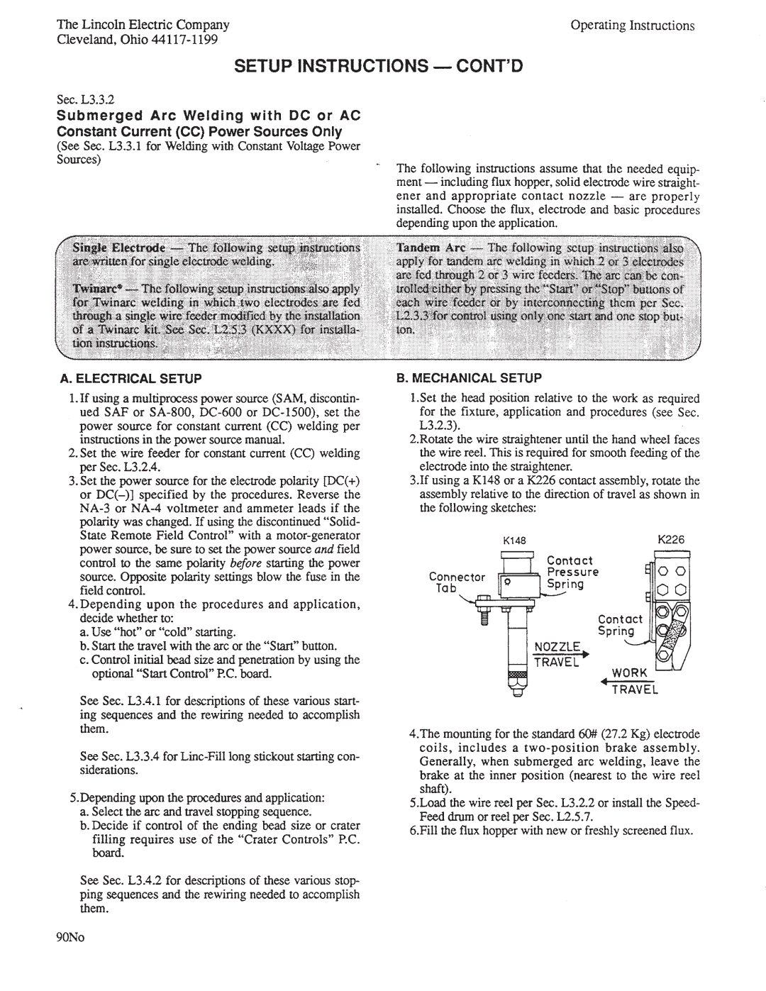 Lincoln Electric IM278-D manual 