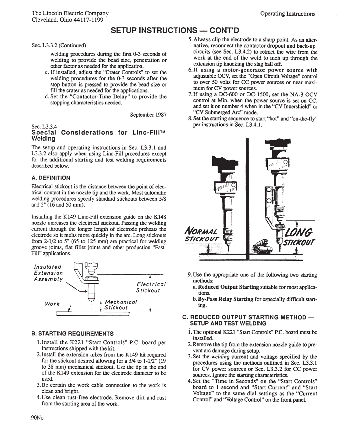 Lincoln Electric IM278-D manual 