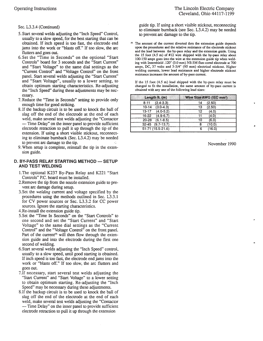 Lincoln Electric IM278-D manual 