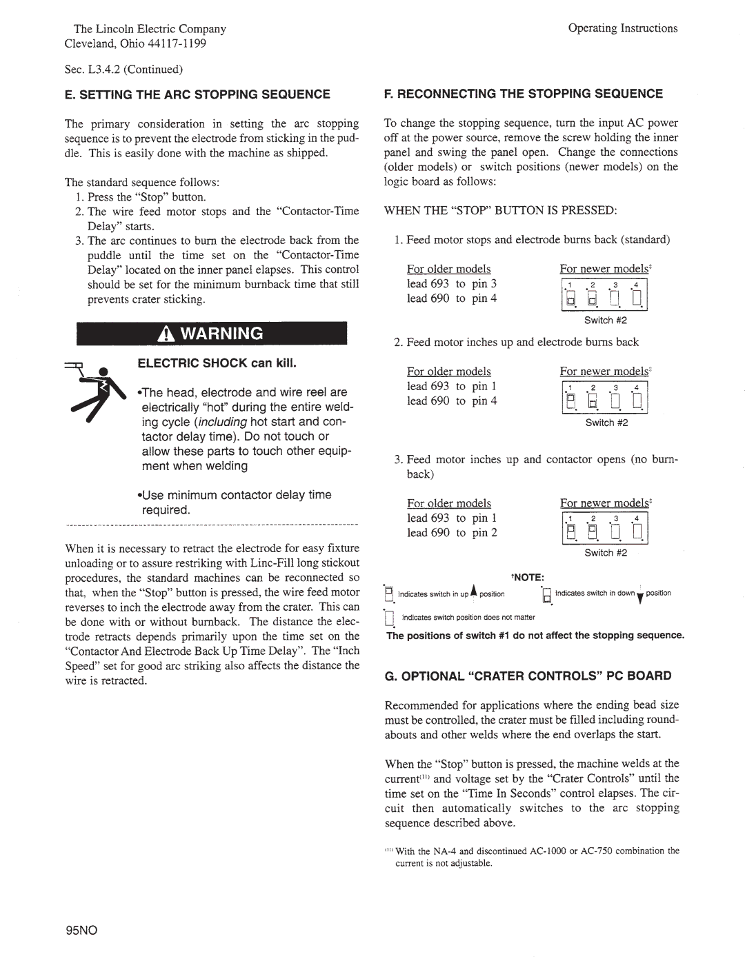 Lincoln Electric IM278-D manual 