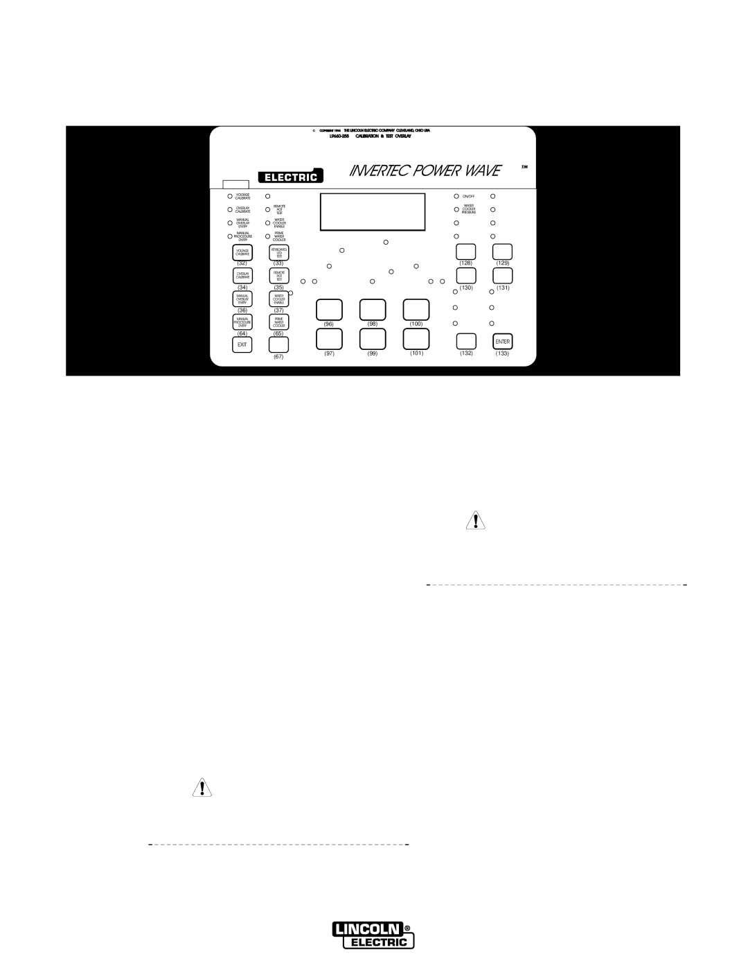 Lincoln Electric IM573 manual Semiautomatic PW450 Full Voltage Calibration 