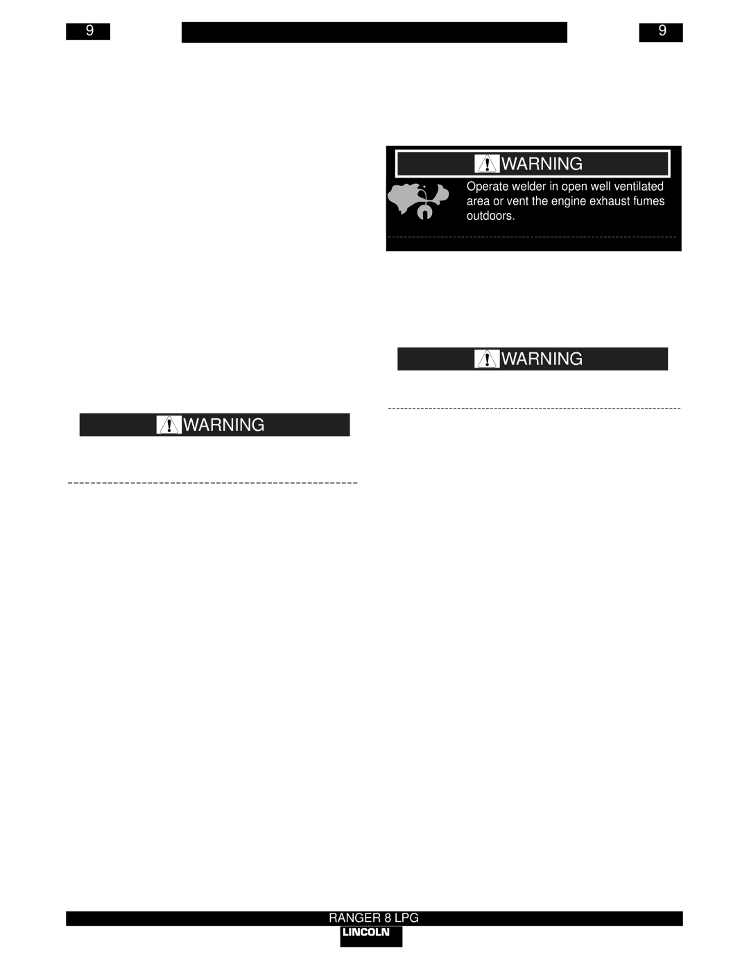 Lincoln Electric IM604-B manual Angle of Operation Location / Ventilation, High Altitude Operation 