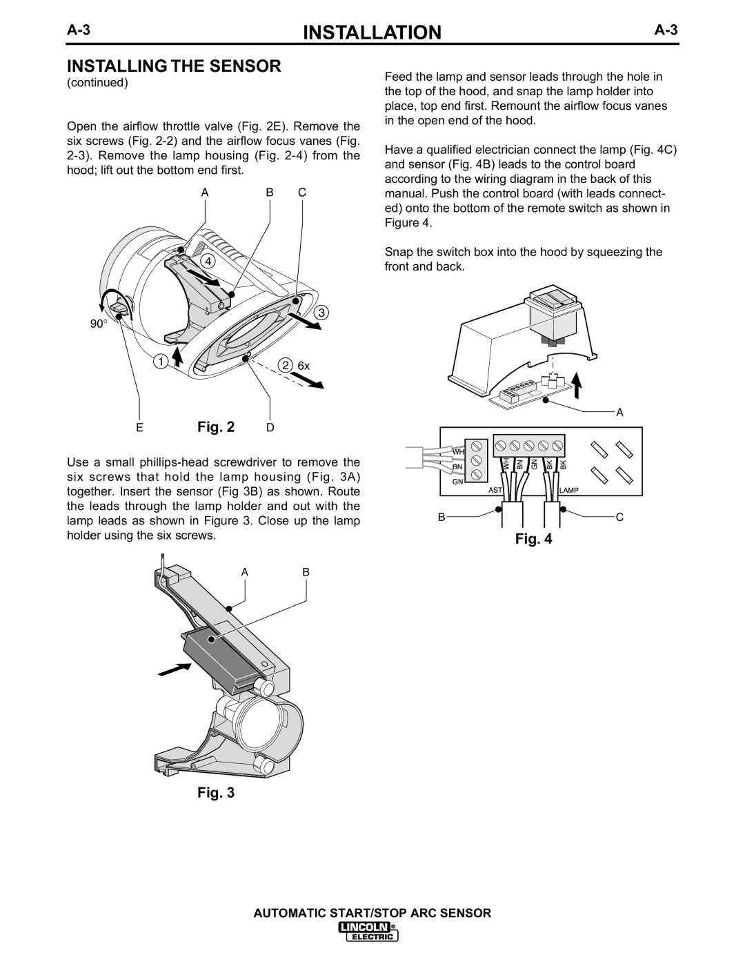 Lincoln Electric IM628 manual Installation 