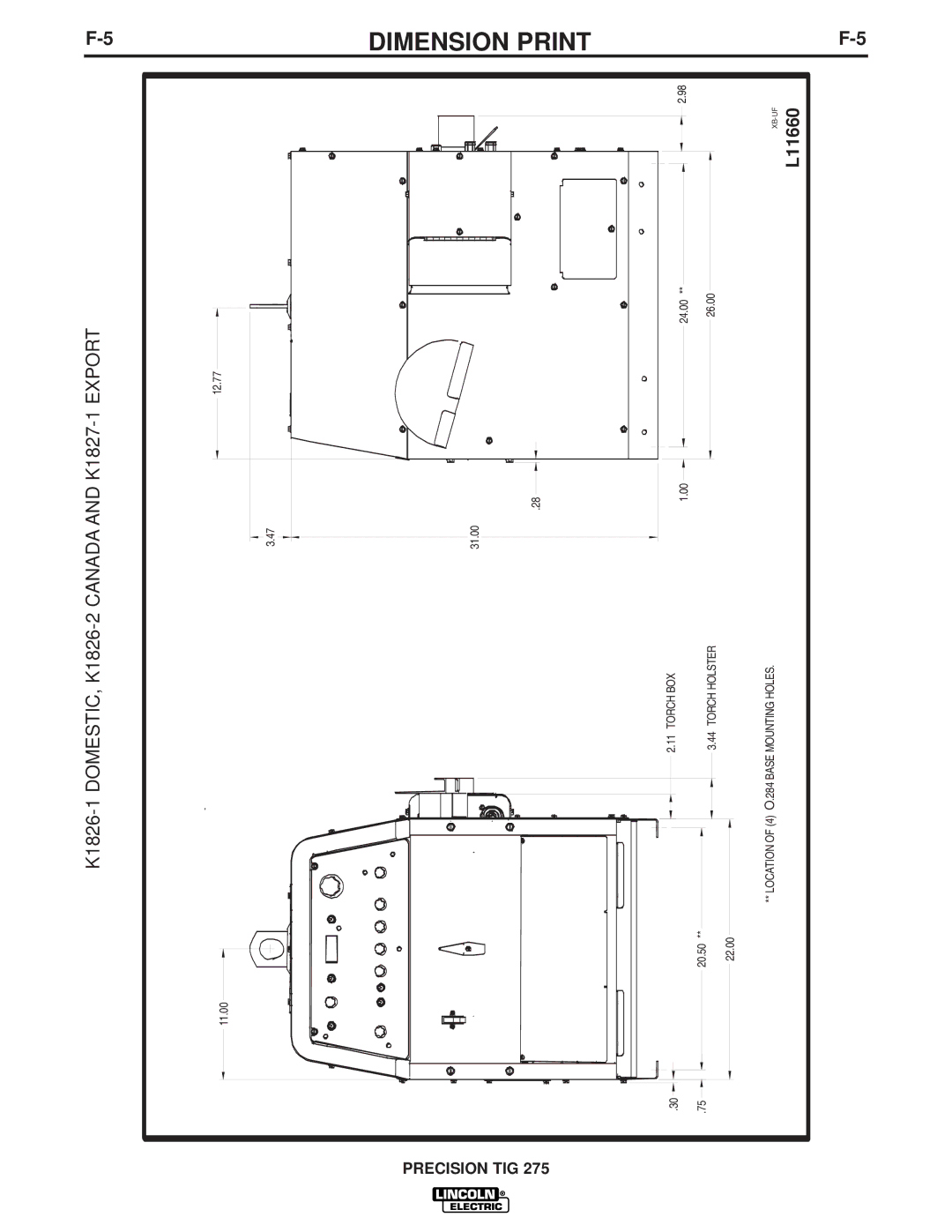 Lincoln Electric IM702-A manual K1826-1 DOMESTIC, K1826-2 Canada and K1827-1 Export 