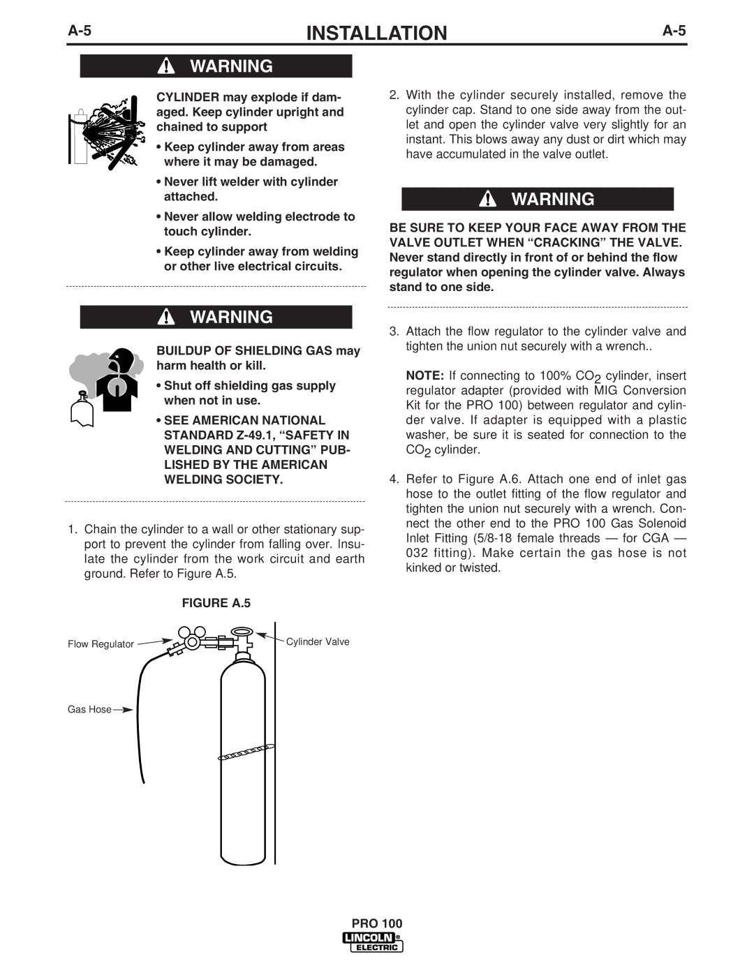 Lincoln Electric IM784 manual Figure A.5 