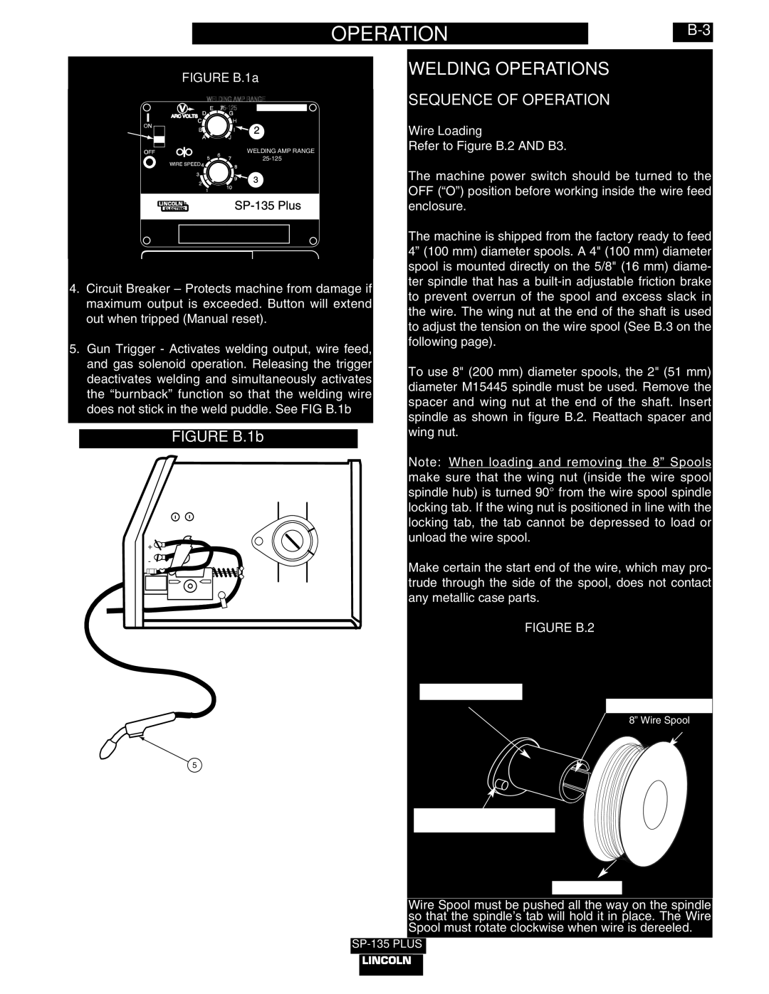 Lincoln Electric IM788 manual Welding Operations, Sequence of Operation, Wire Loading 