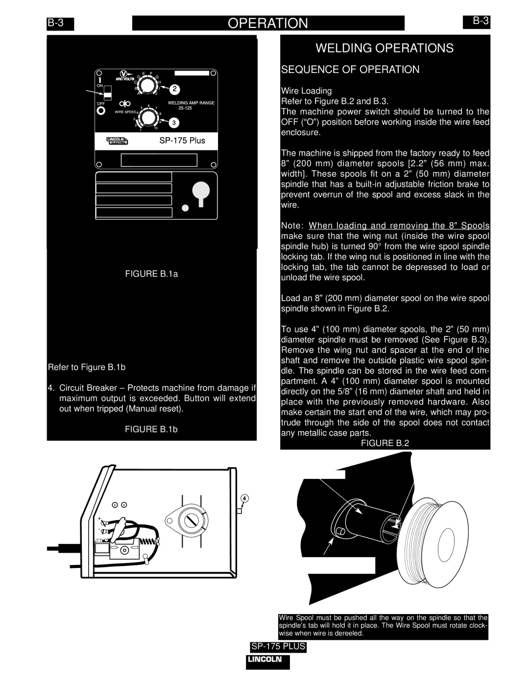 Lincoln Electric IM790 manual Welding Operations, Sequence of Operation, Wire Loading 