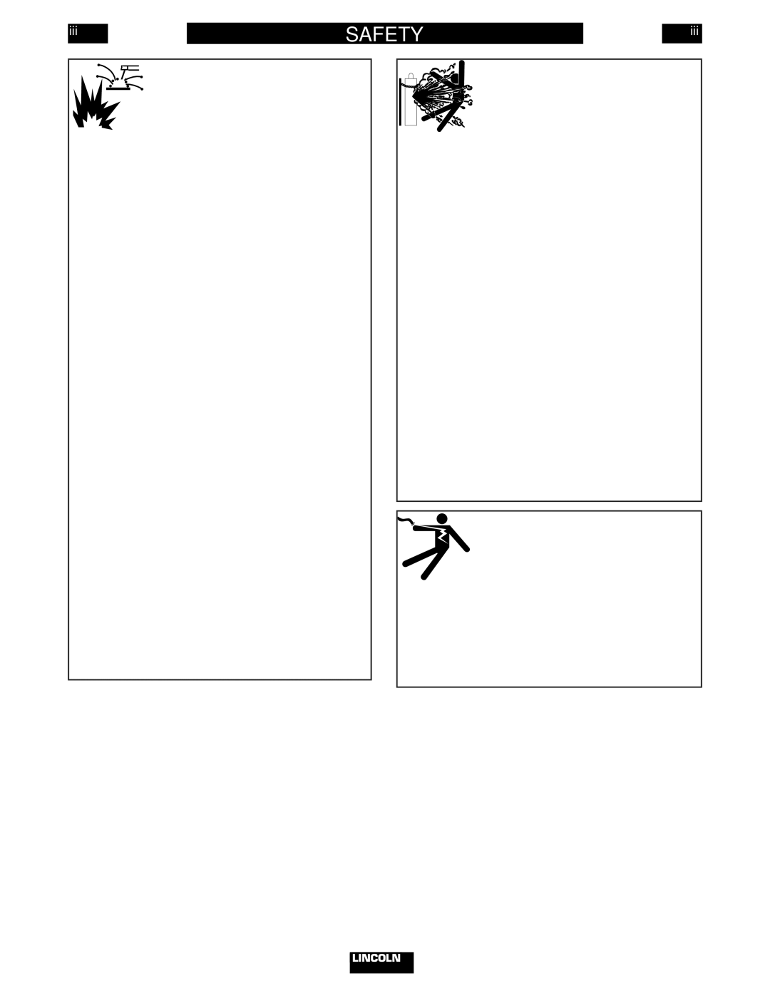 Lincoln Electric IM839 manual Cylinder may explode if damaged 