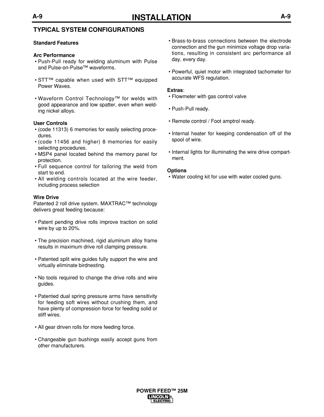 Lincoln Electric IM892-C manual Typical System Configurations 