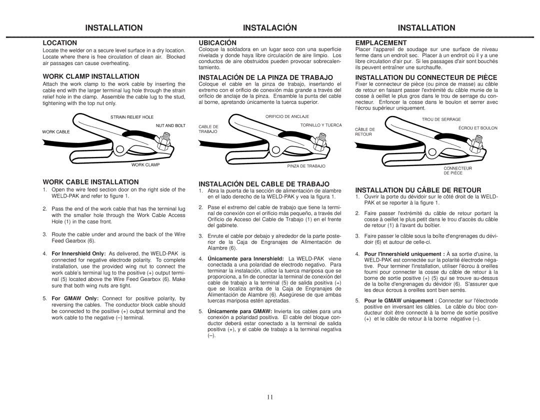 Lincoln Electric IMT460-D manual Installation 