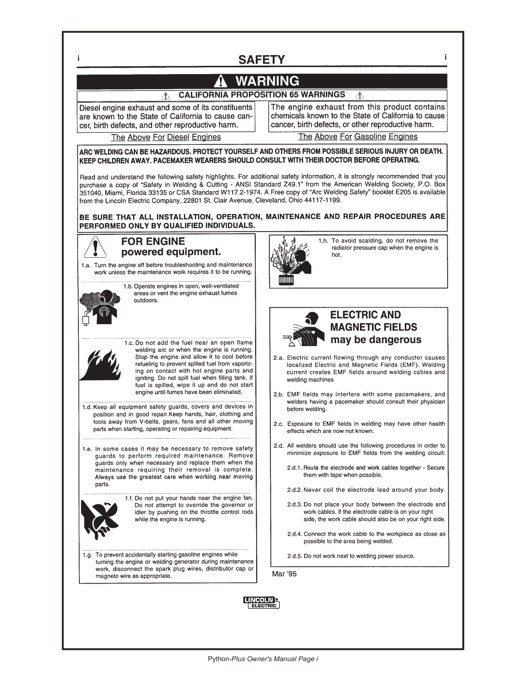 Lincoln Electric K2447-1, K2447-2, K2447-3 manual 