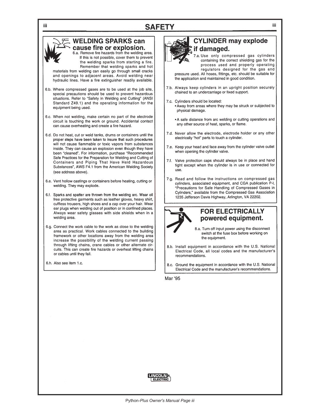 Lincoln Electric K2447-3, K2447-2, K2447-1 manual 