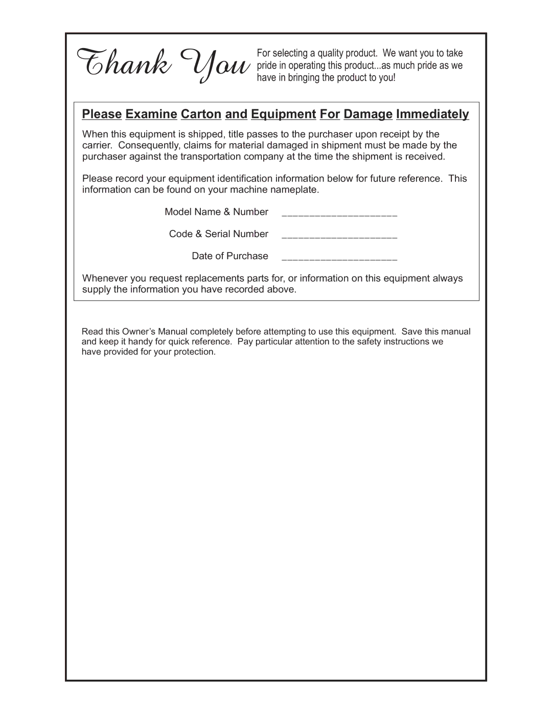 Lincoln Electric K2447-3, K2447-2, K2447-1 manual   