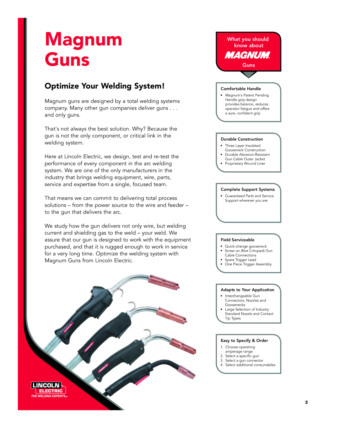 Lincoln Electric manual Magnum Guns 