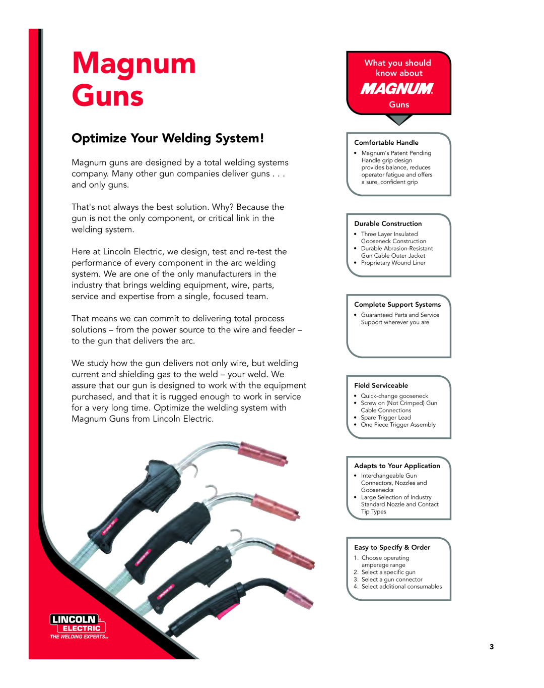Lincoln Electric manual Magnum Guns, Optimize Your Welding System 