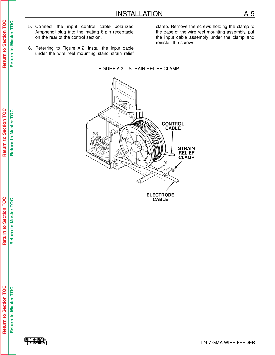 Lincoln Electric SVM 106-A service manual Installation 