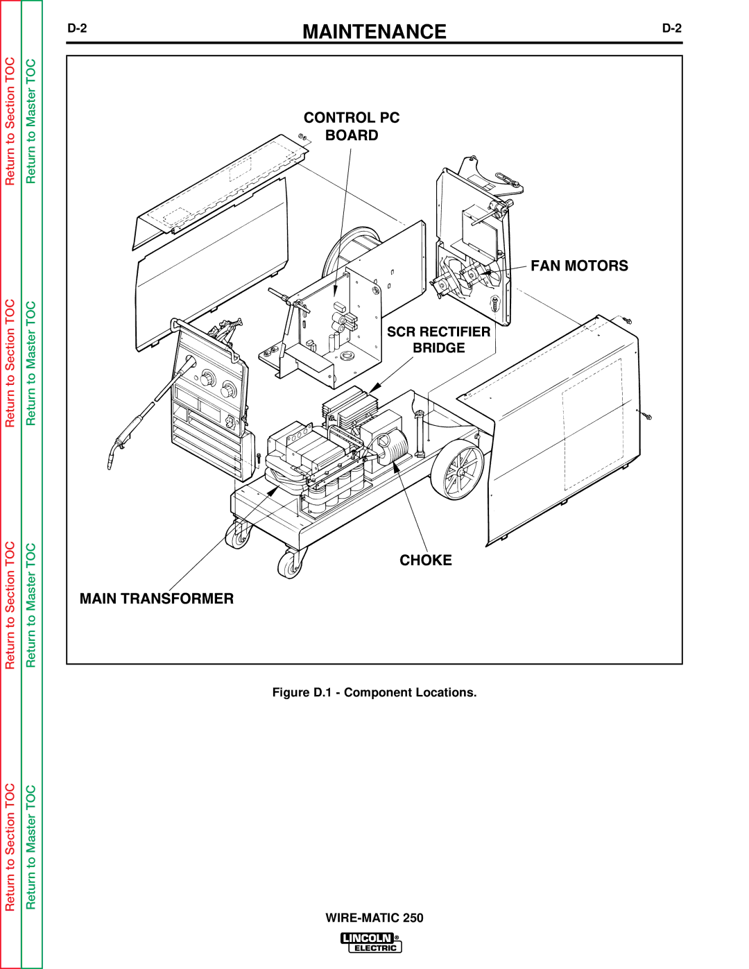 Lincoln Electric SVM 117-A service manual Maintenance 