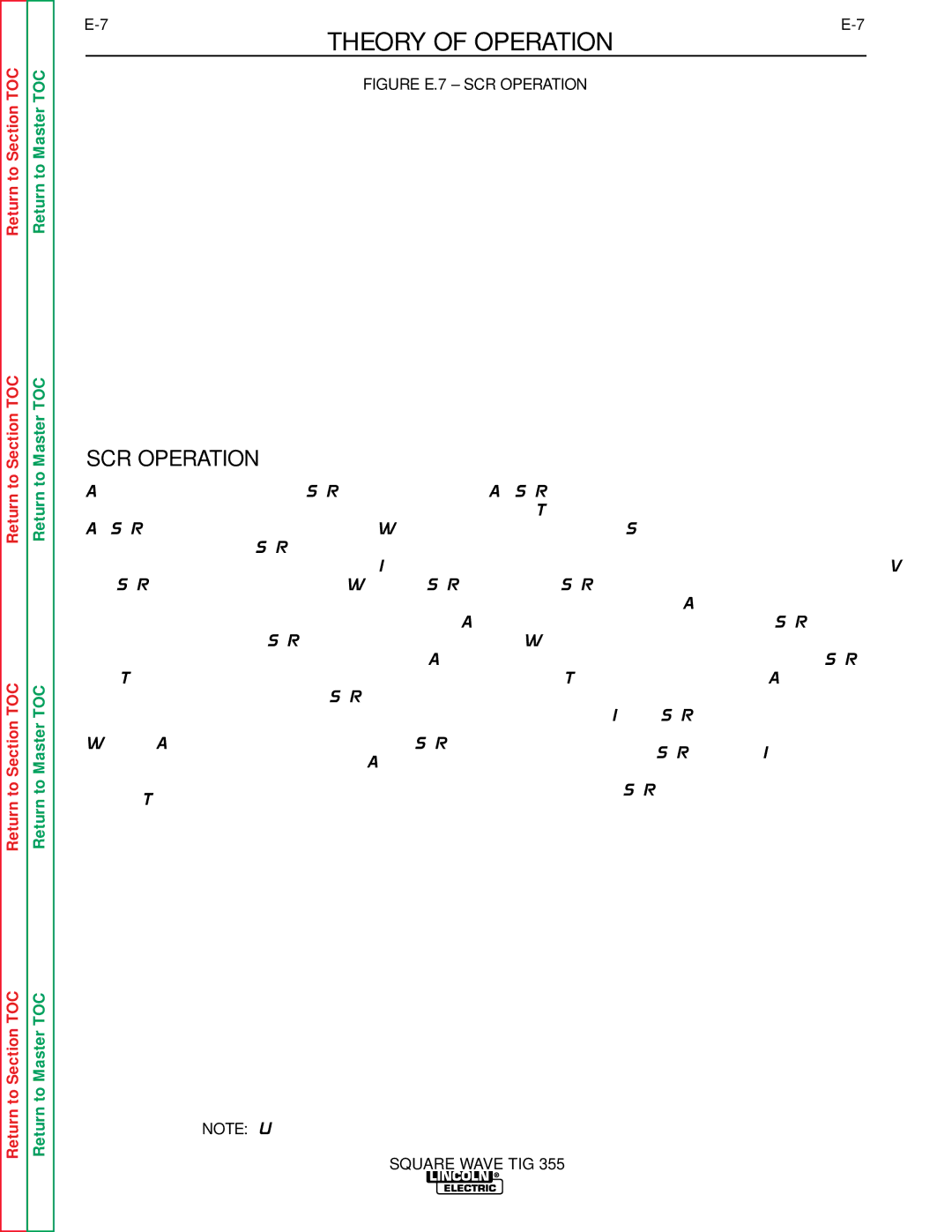 Lincoln Electric SVM118-A service manual Figure E.7 SCR Operation 