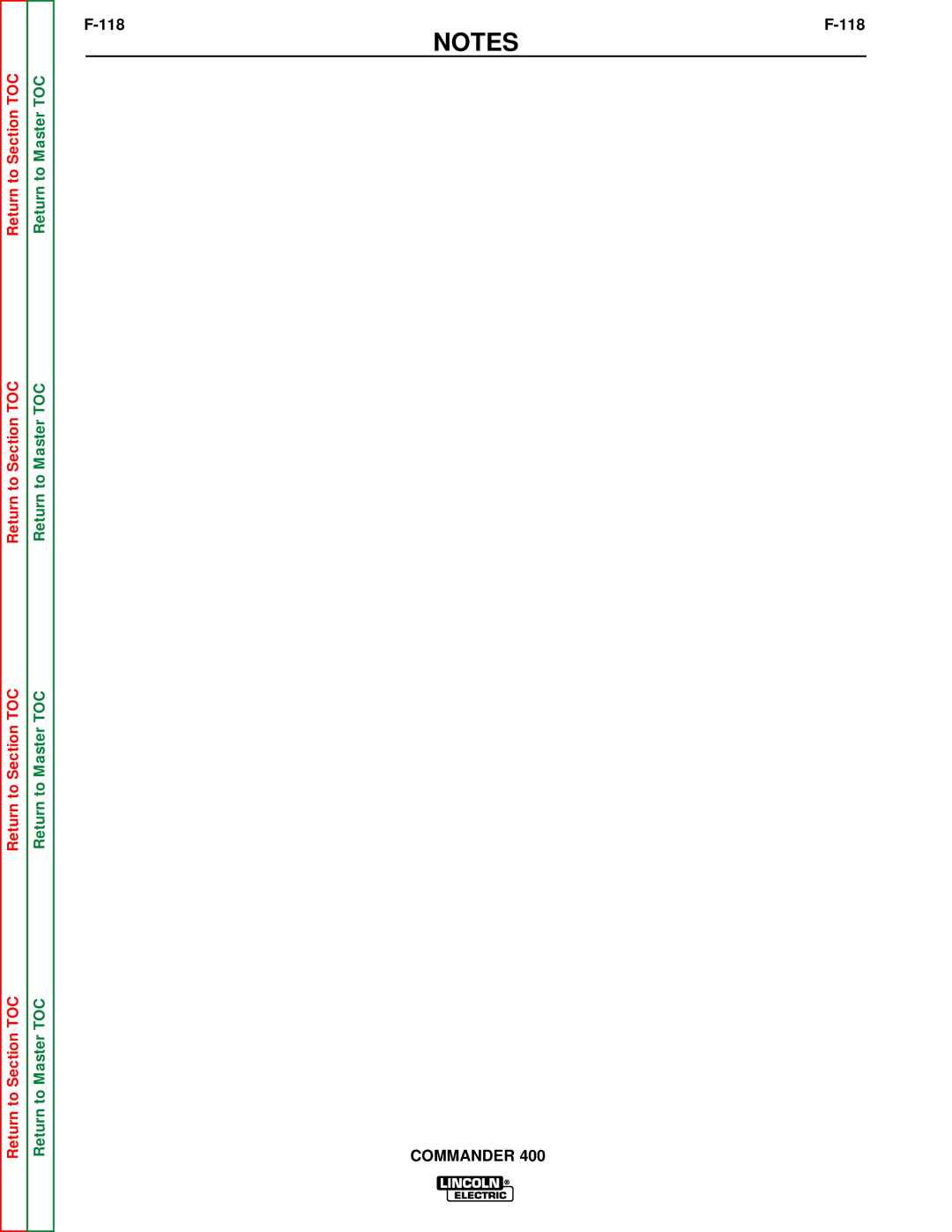 Lincoln Electric SVM133-B service manual 118 