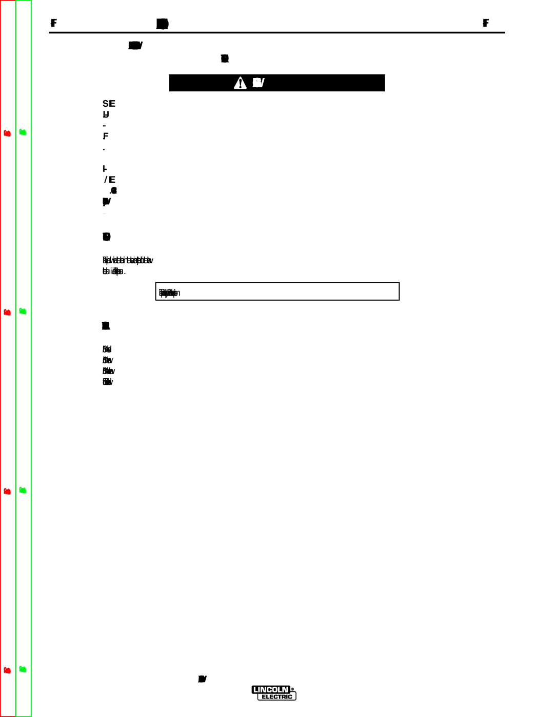 Lincoln Electric SVM135-B service manual Switch Board and Filter Capacitor Removal Replacement, Description 