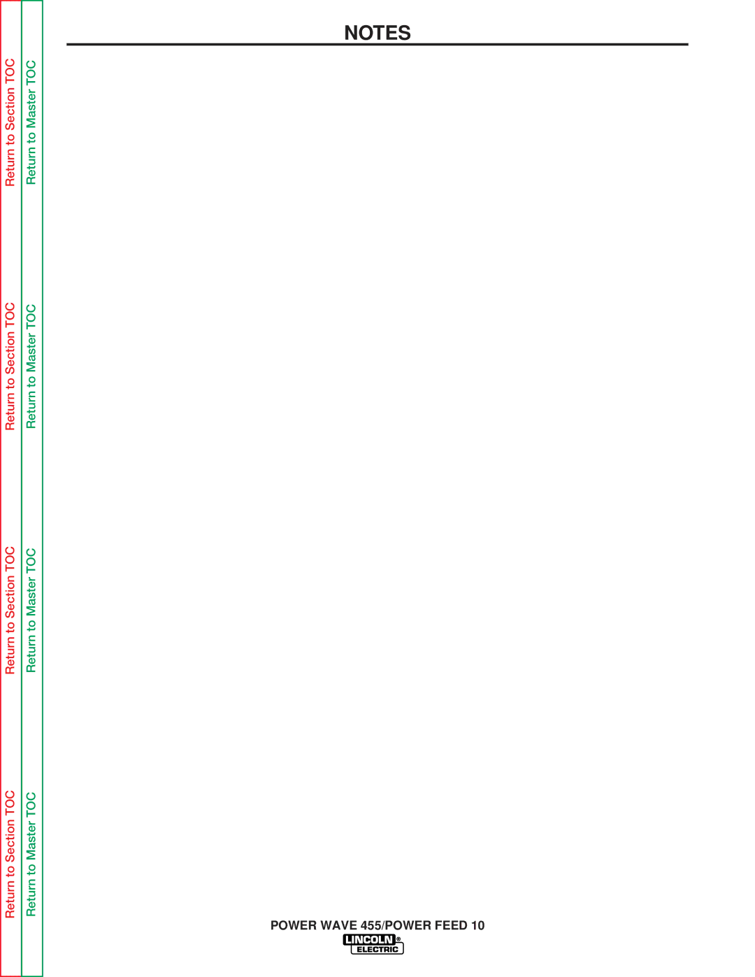 Lincoln Electric SVM135-B service manual Return to Section TOC 