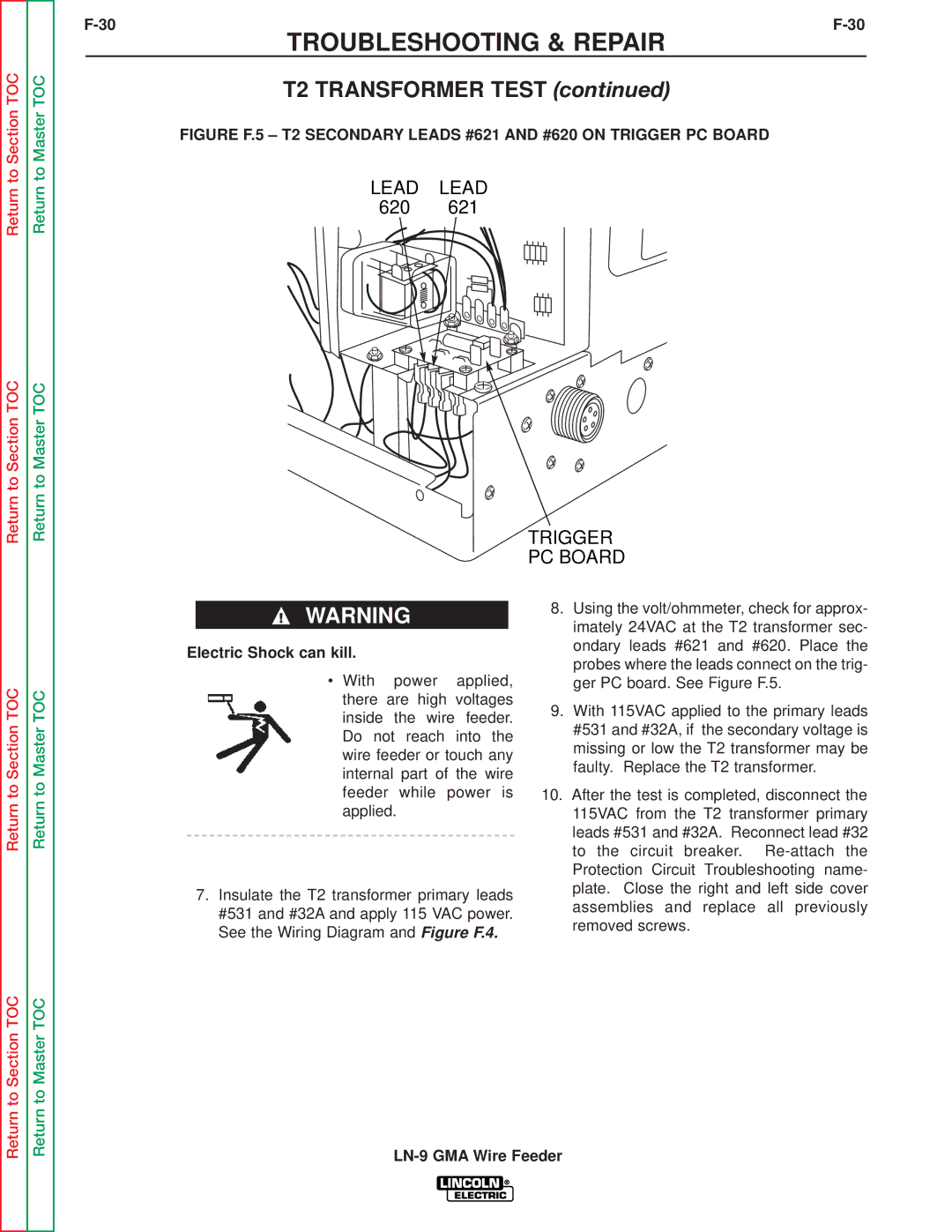 Lincoln Electric SVM138-A service manual Lead Lead 