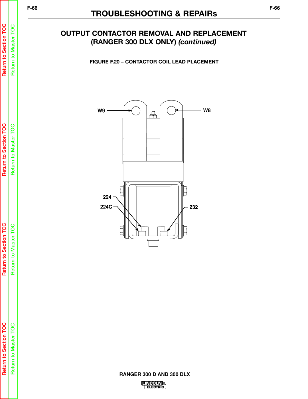 Lincoln Electric SVM148-B service manual Troubleshooting & REPAIRs 