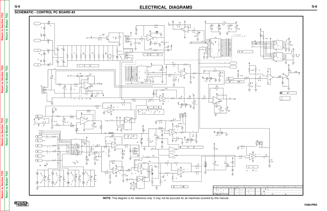 Lincoln Electric SVM152-A service manual Schematic Control PC Board #3, DZ1 