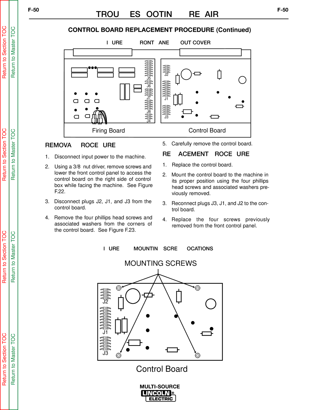 Lincoln Electric SVM155-A service manual Control Board 