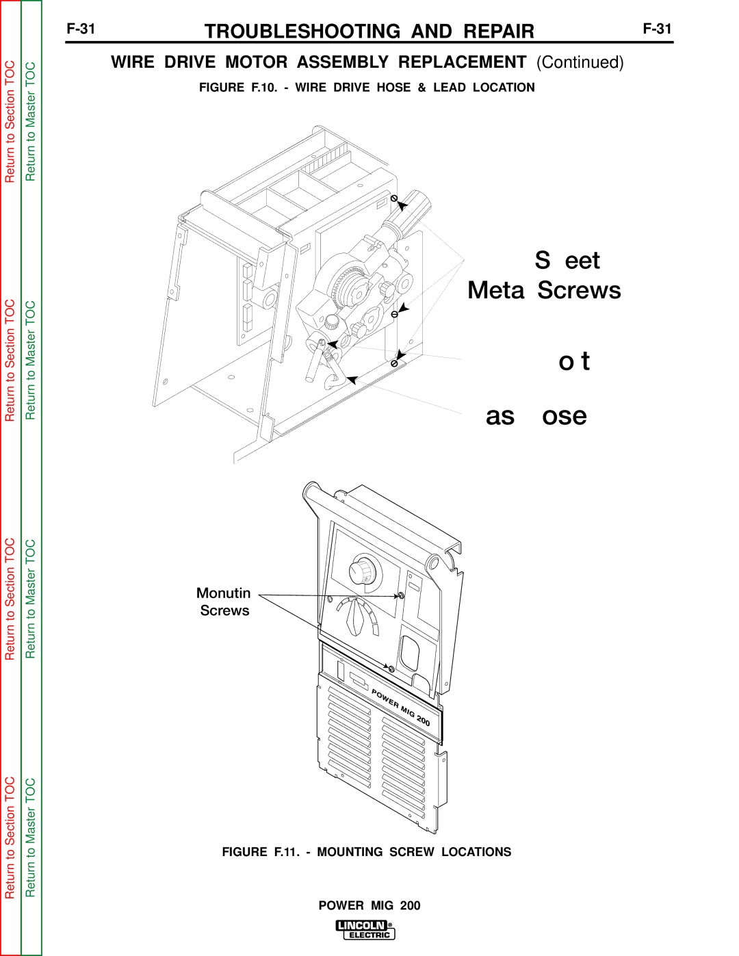 Lincoln Electric SVM157-A service manual Bolt Gas Hose 