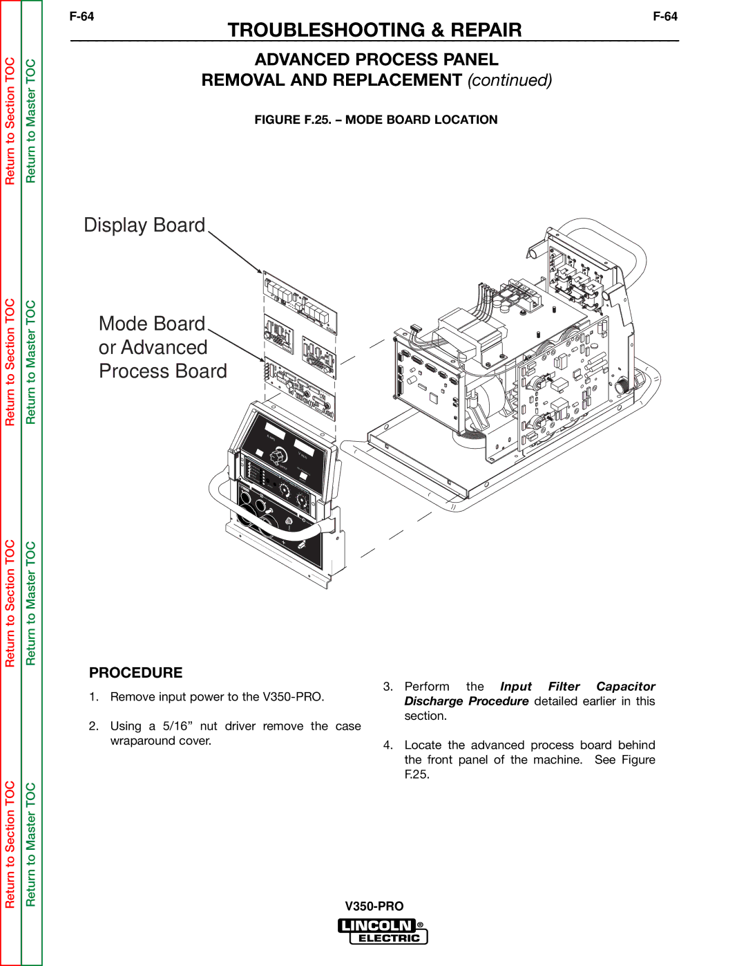 Lincoln Electric SVM158-A service manual Warn ING 