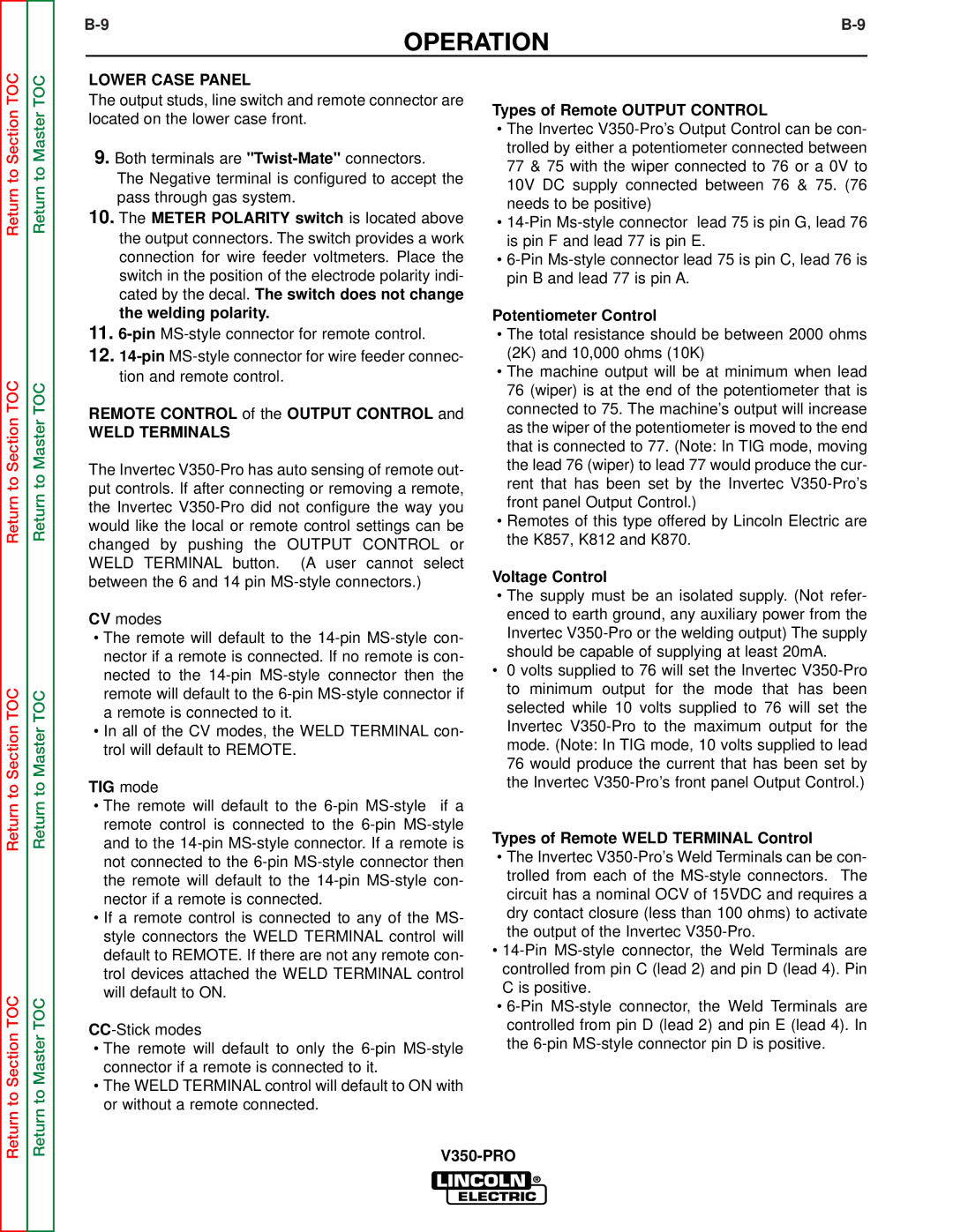 Lincoln Electric SVM158-A service manual Lower Case Panel 