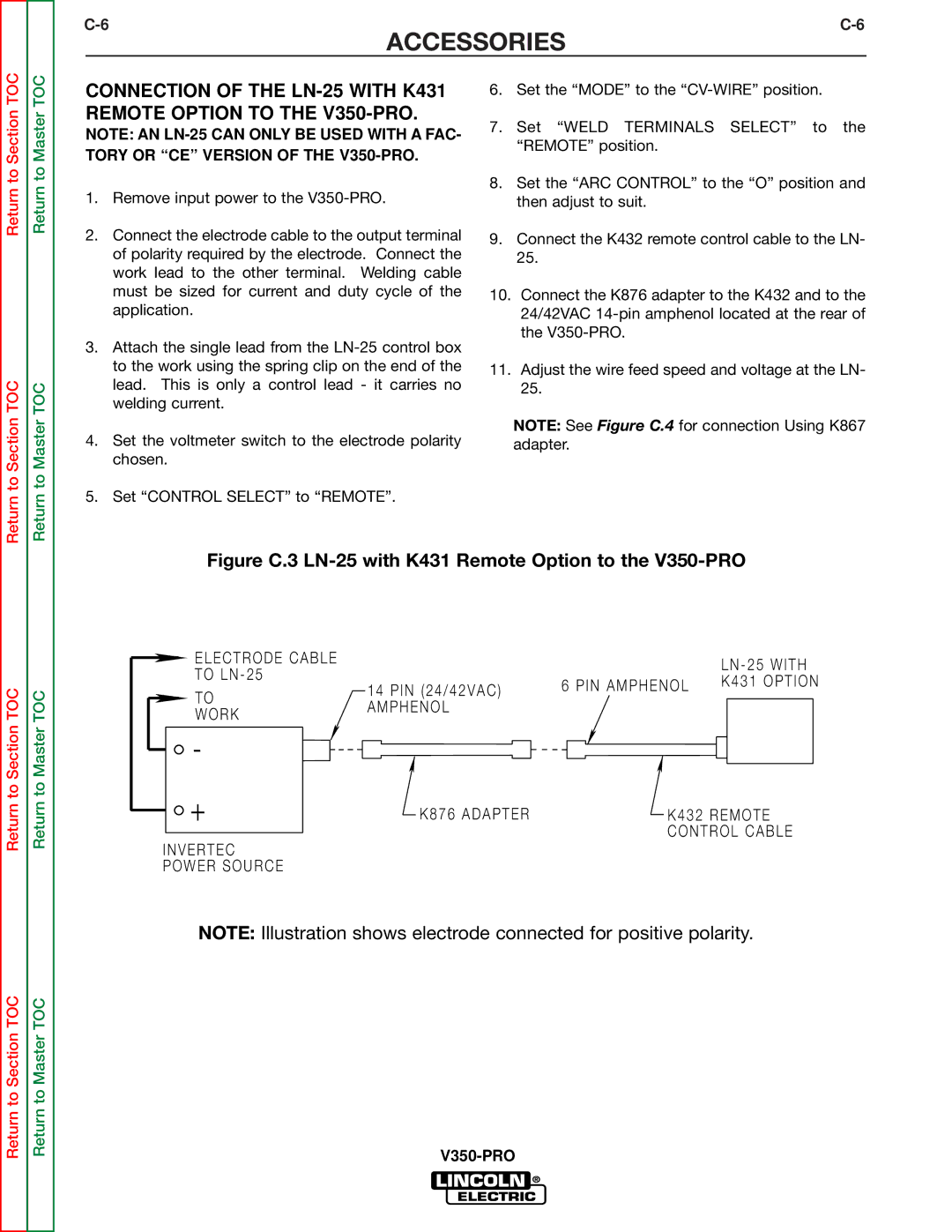 Lincoln Electric SVM158-A service manual Return to Master TOC To Master TOC 