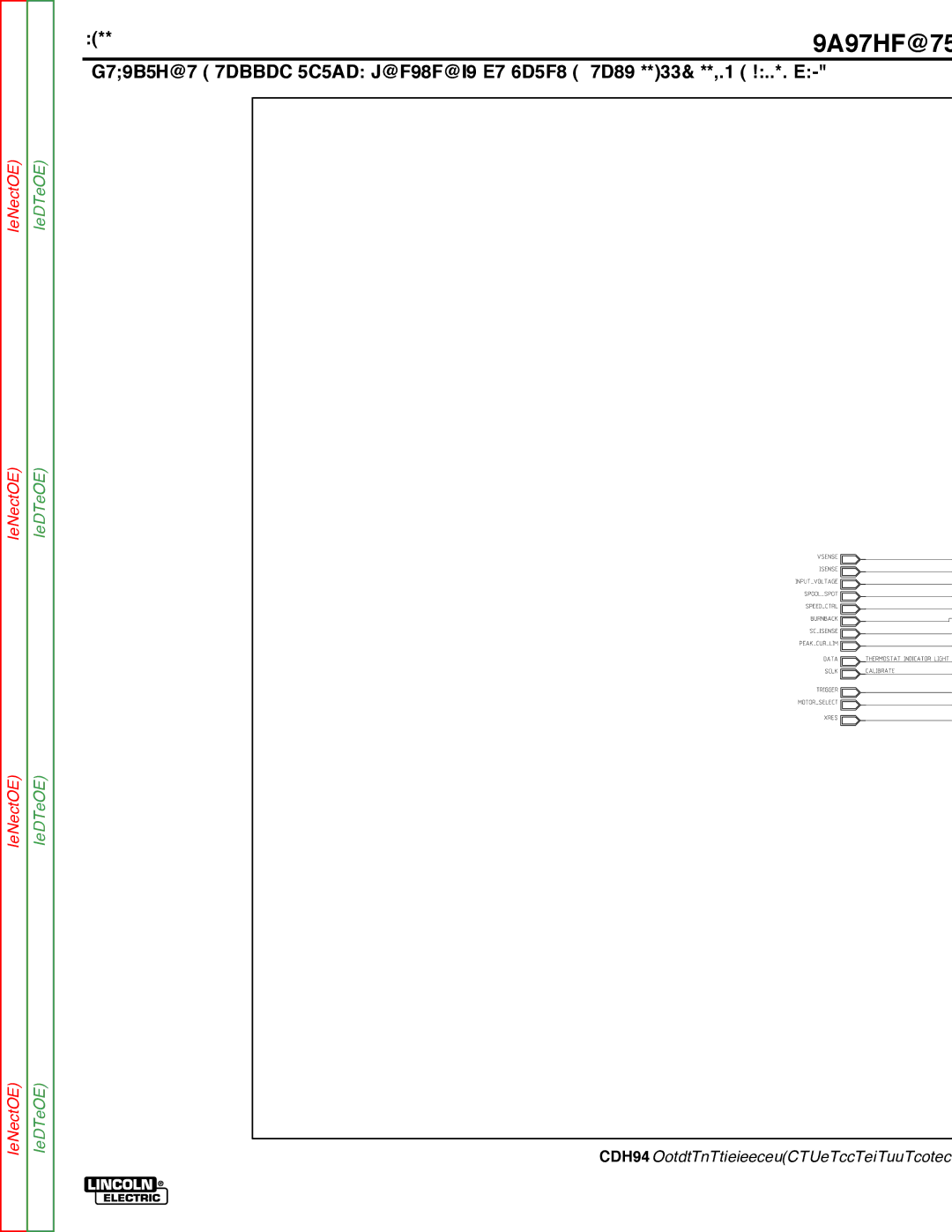 Lincoln Electric SVM167-A service manual ElEcTrical DiaGramS 